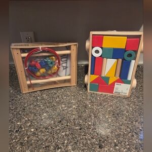 Wooden Building Blocks Set - Ikea